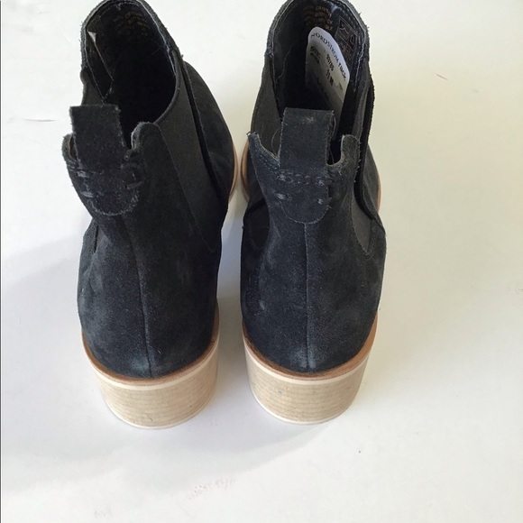 Crepo Black suede Chelsea new without tags booties western festival size 11 - Picture 4 of 5